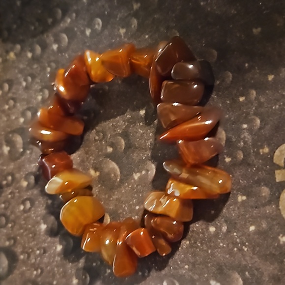 Carnelian Stretch Bracelet - Picture 3 of 3